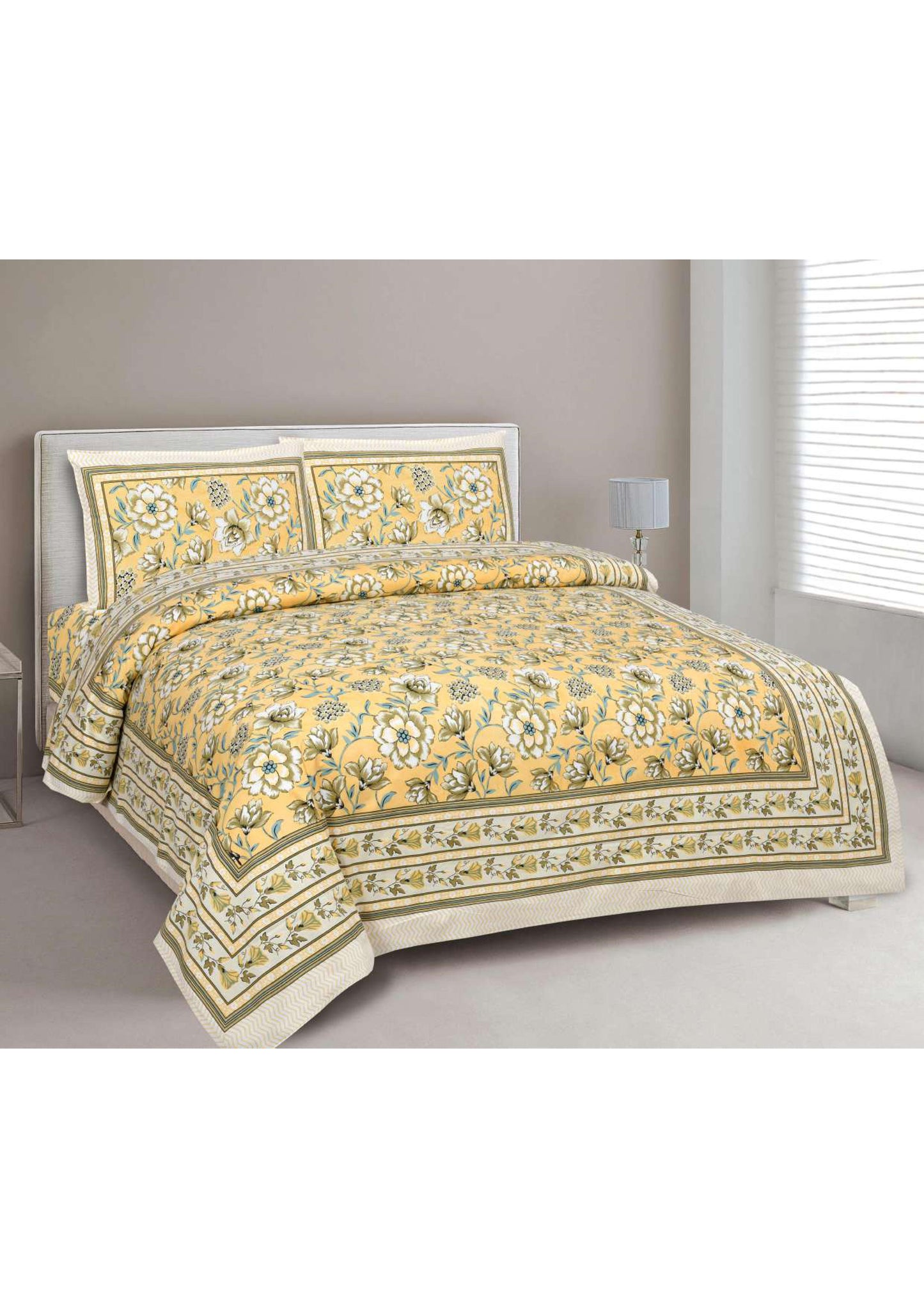 BS16: Chakri King Cotton Double Bed Sheets