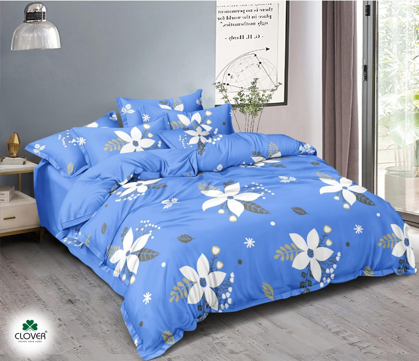 BS44: Galaxy S. King Fitted Double Bed Sheets