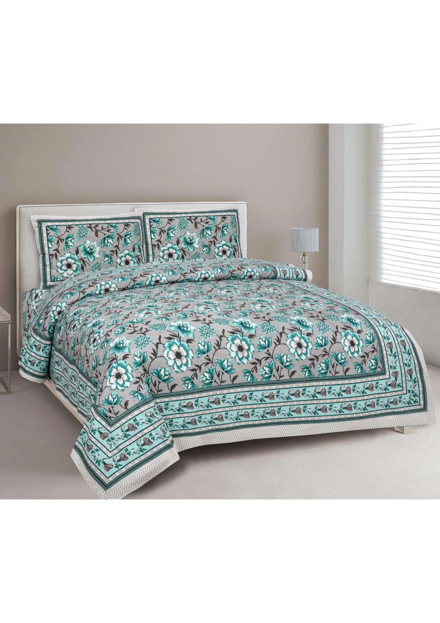 BS16: Chakri King Cotton Double Bed Sheets