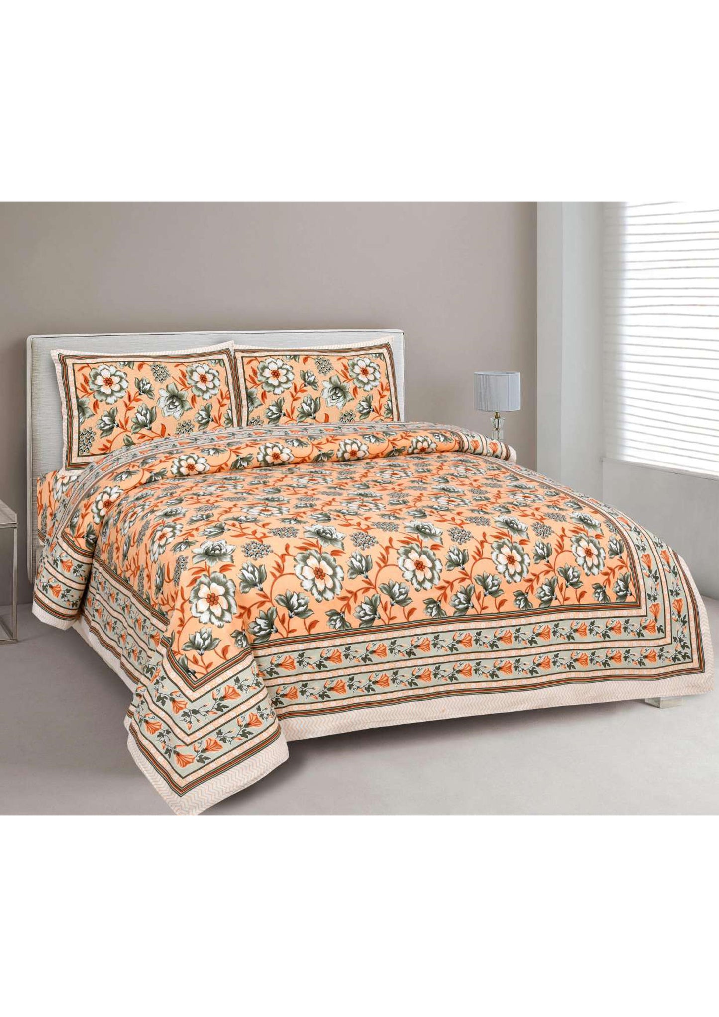 BS16: Chakri King Cotton Double Bed Sheets