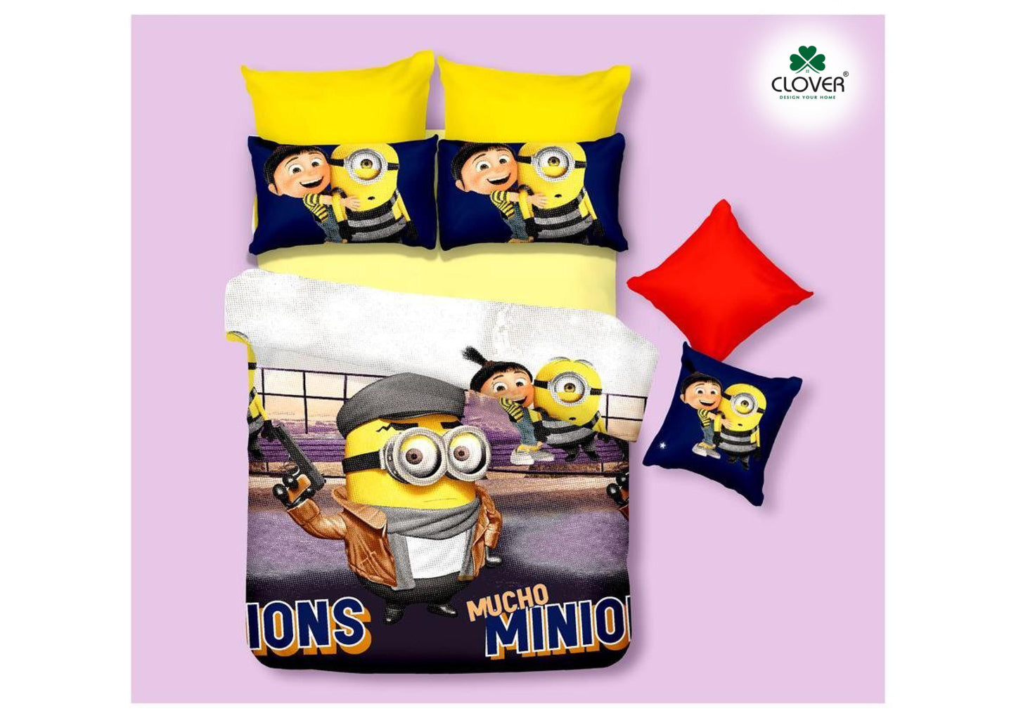 BS43: Digital Kids Double Bed Sheets
