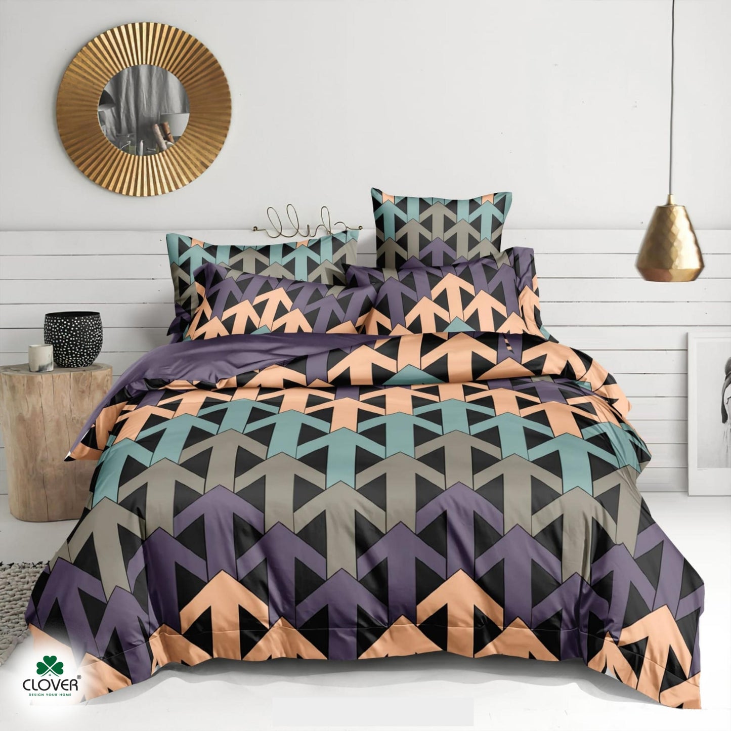 BS44: Galaxy S. King Fitted Double Bed Sheets