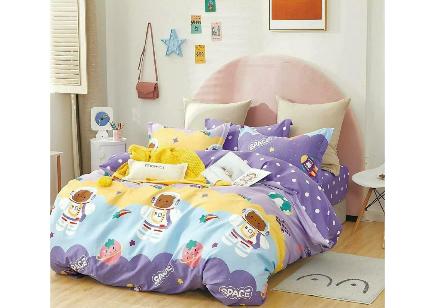 BS72: Creta Double Bed Sheets