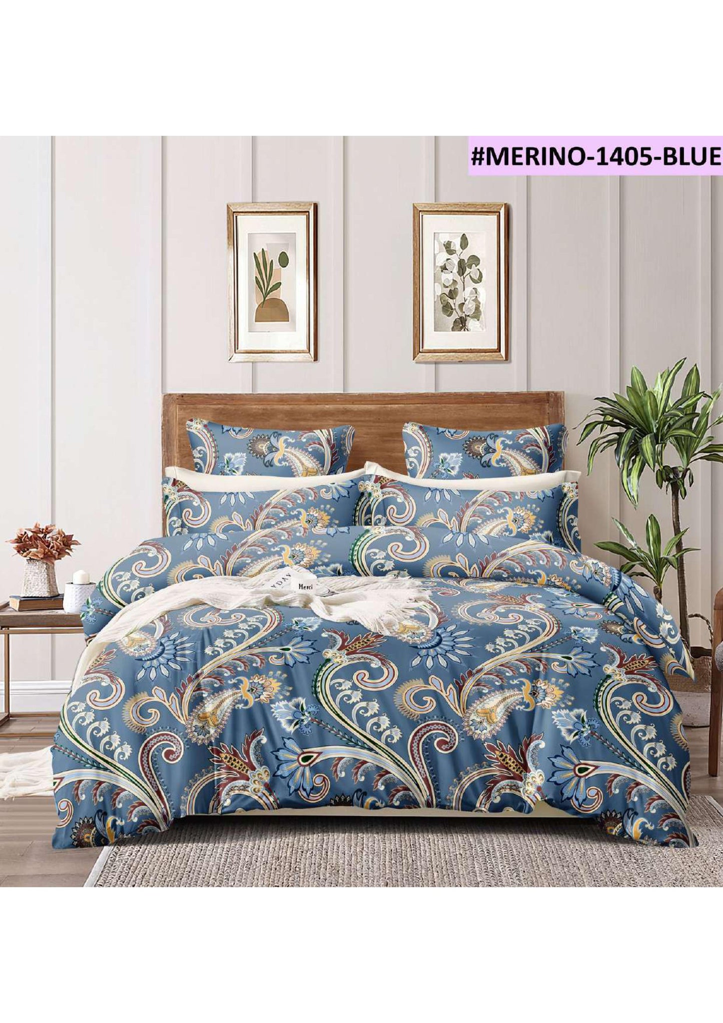 BS20: Celebration Book Fold Double Bed Sheets