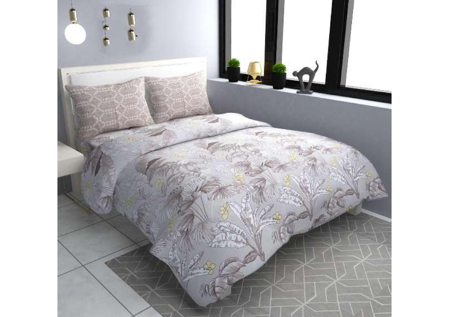 BS64: Perk Fitted S. King Double Bed Sheets