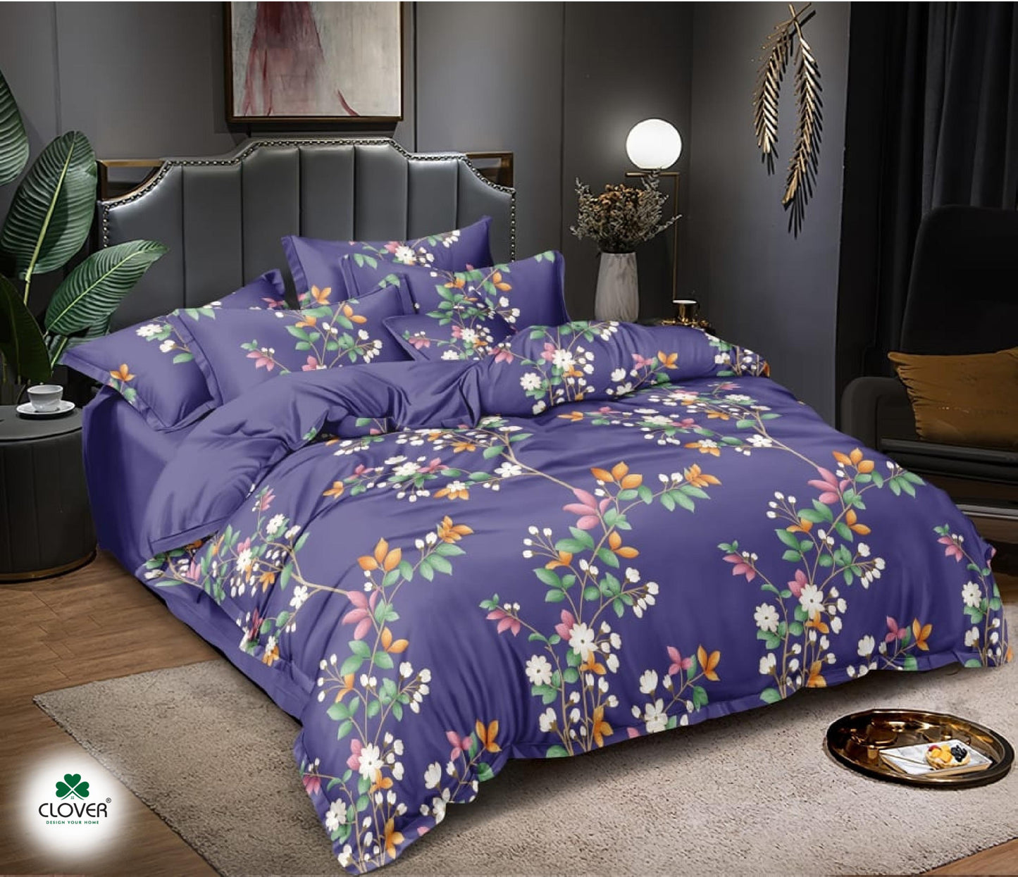 BS44: Galaxy S. King Fitted Double Bed Sheets