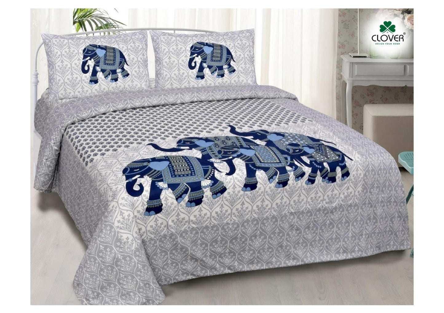BS67: Kathputli Cotton Double Bed Sheets