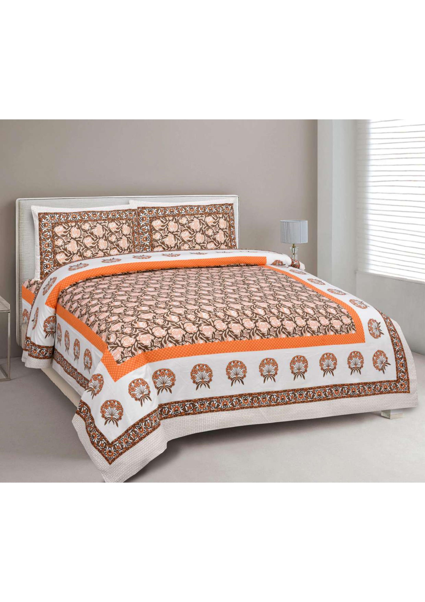 BS16: Chakri King Cotton Double Bed Sheets
