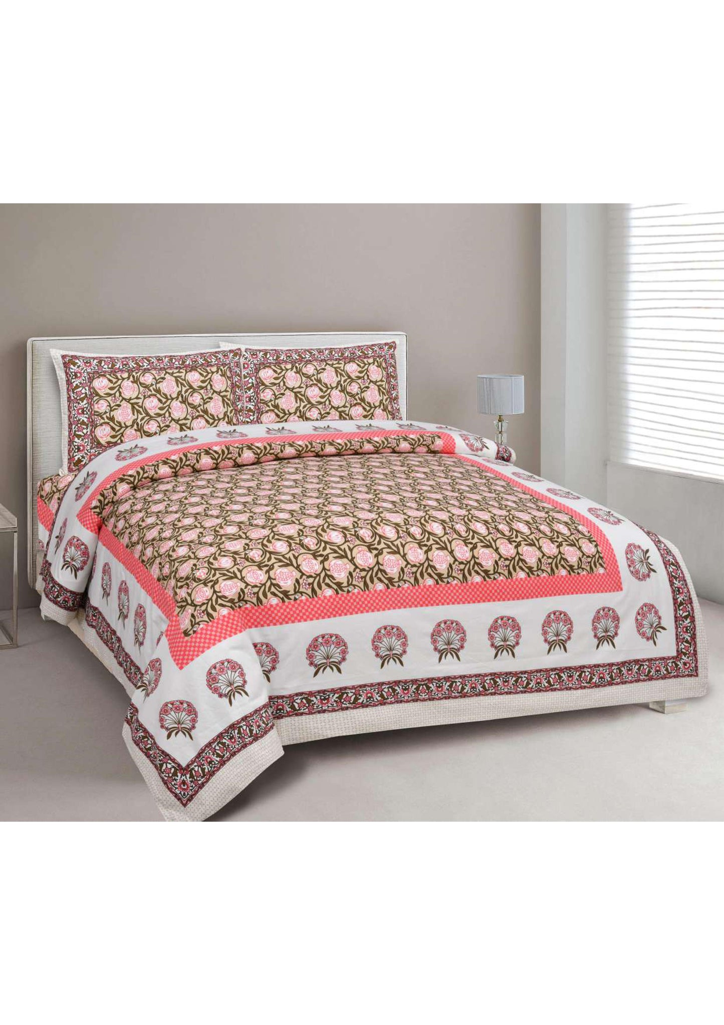 BS16: Chakri King Cotton Double Bed Sheets