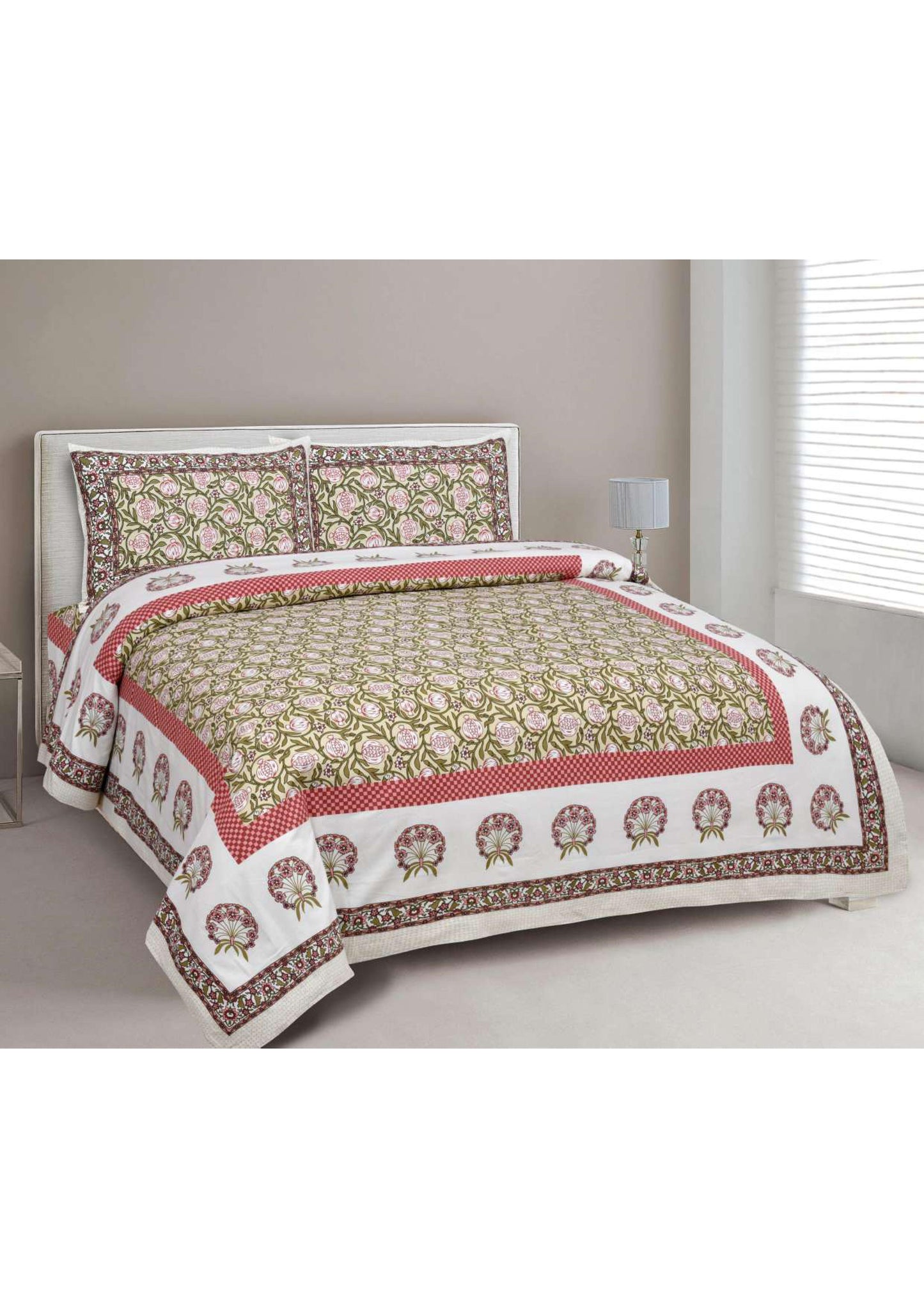 BS16: Chakri King Cotton Double Bed Sheets