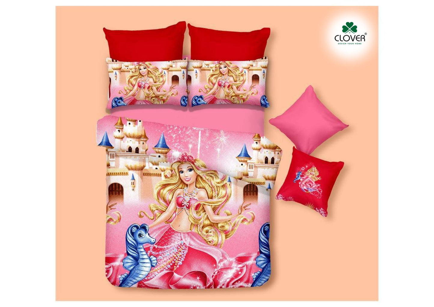 BS43: Digital Kids Double Bed Sheets