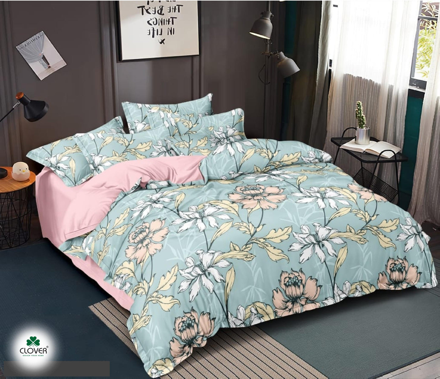 BS44: Galaxy S. King Fitted Double Bed Sheets