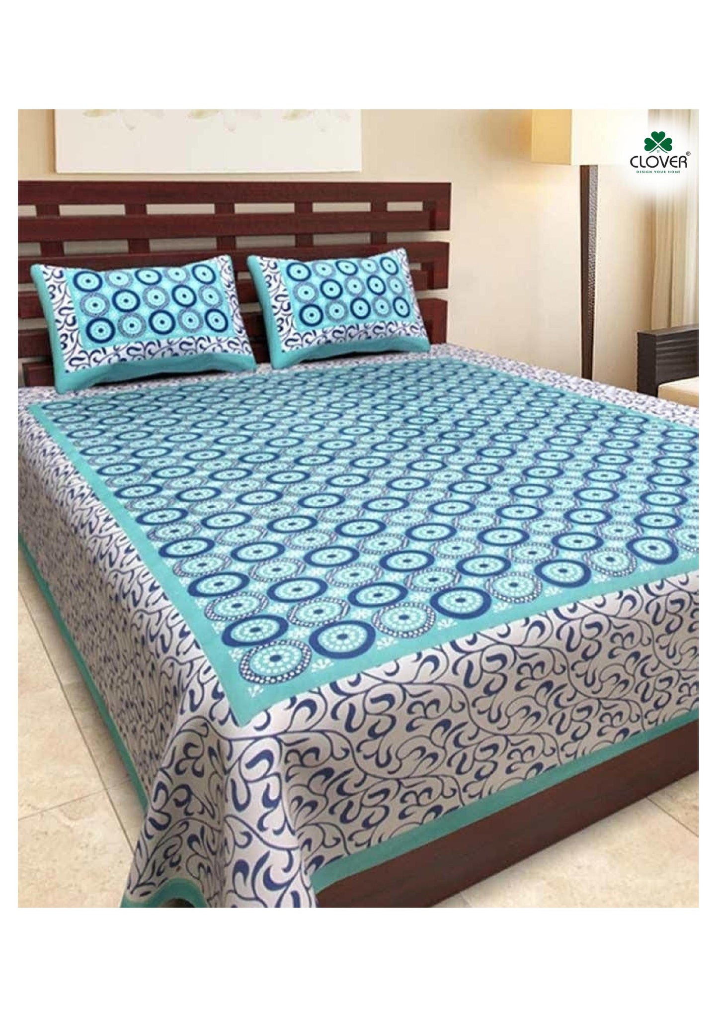 BS67: Kathputli Cotton Double Bed Sheets