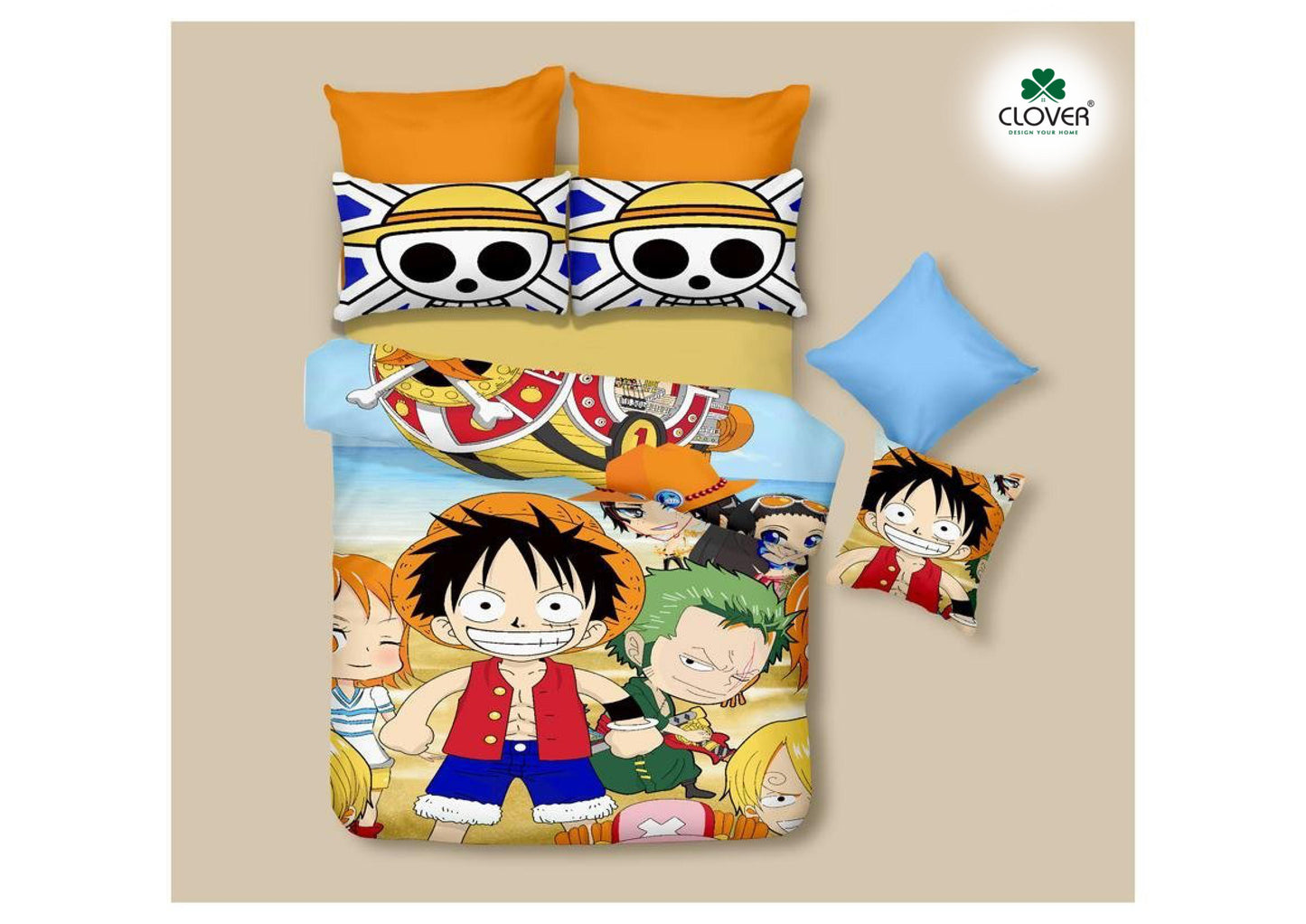 BS43: Digital Kids Double Bed Sheets