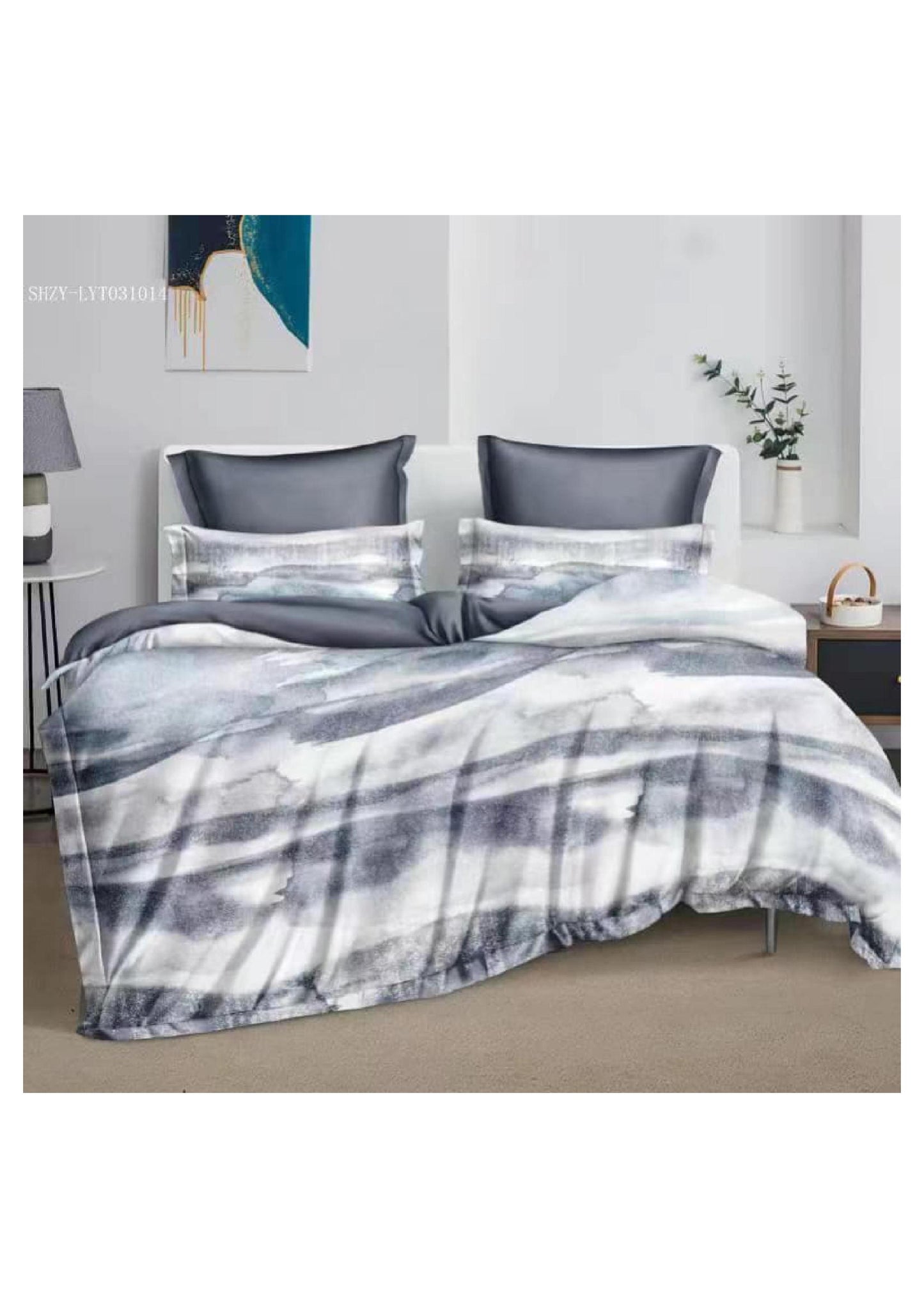 BS119: Atlas Gift Packing Double Bed Sheet Set With Dohar