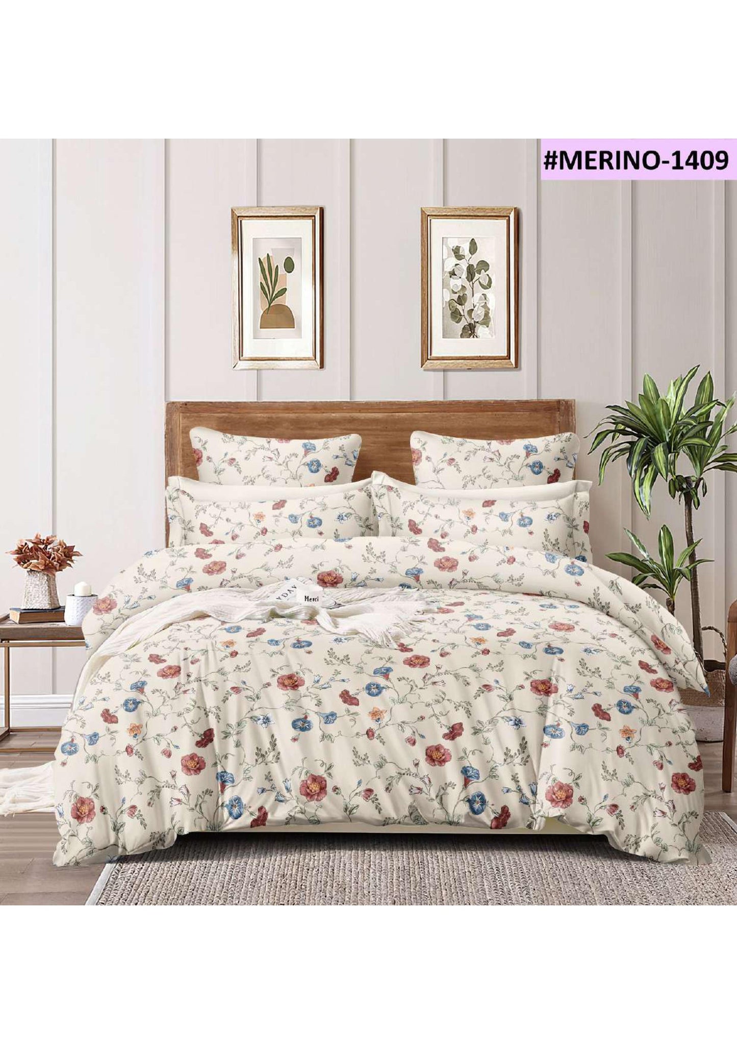 BS20: Celebration Book Fold Double Bed Sheets