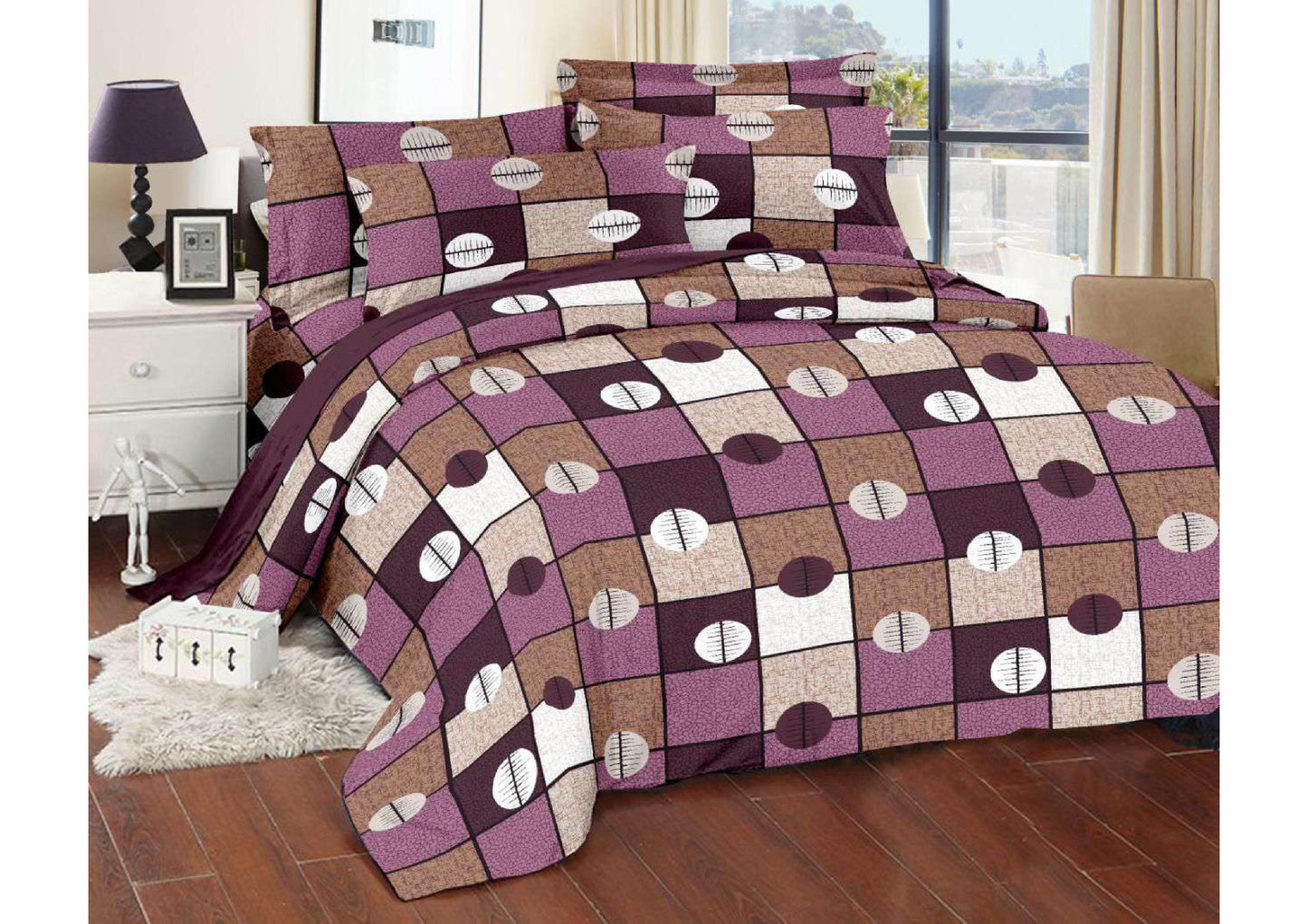 BS68: Scorpia S. King Double Bed Sheets