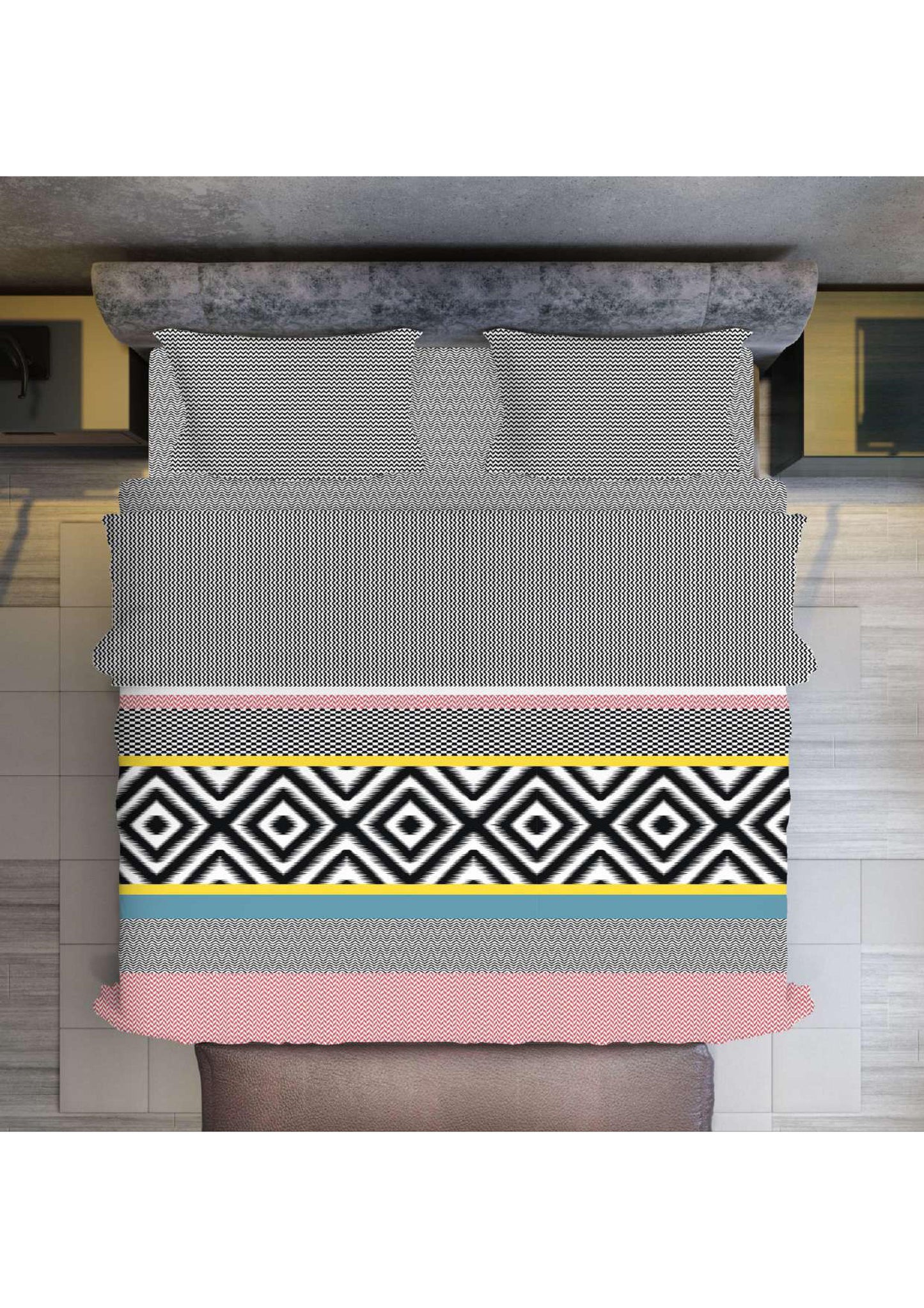 BS38: Fortuner S. King Double Bed Sheets