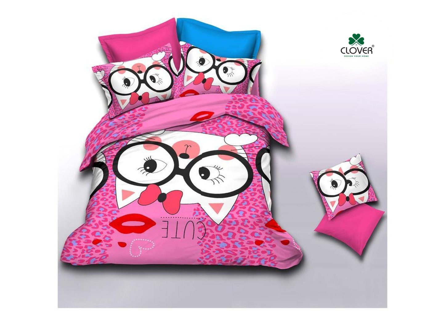 BS43: Digital Kids Double Bed Sheets