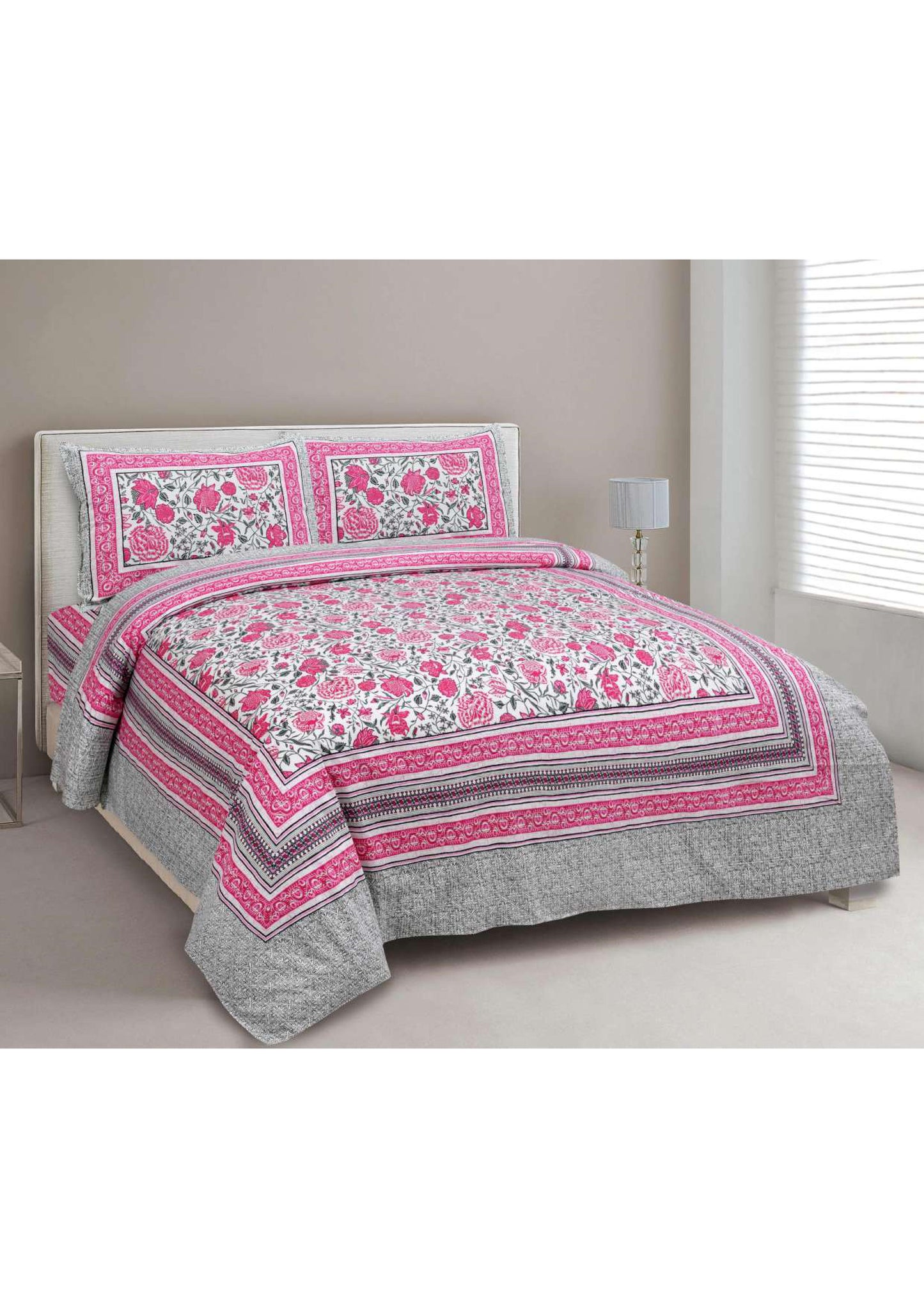 BS18: Kalbeliya Cotton Double Bed Sheets