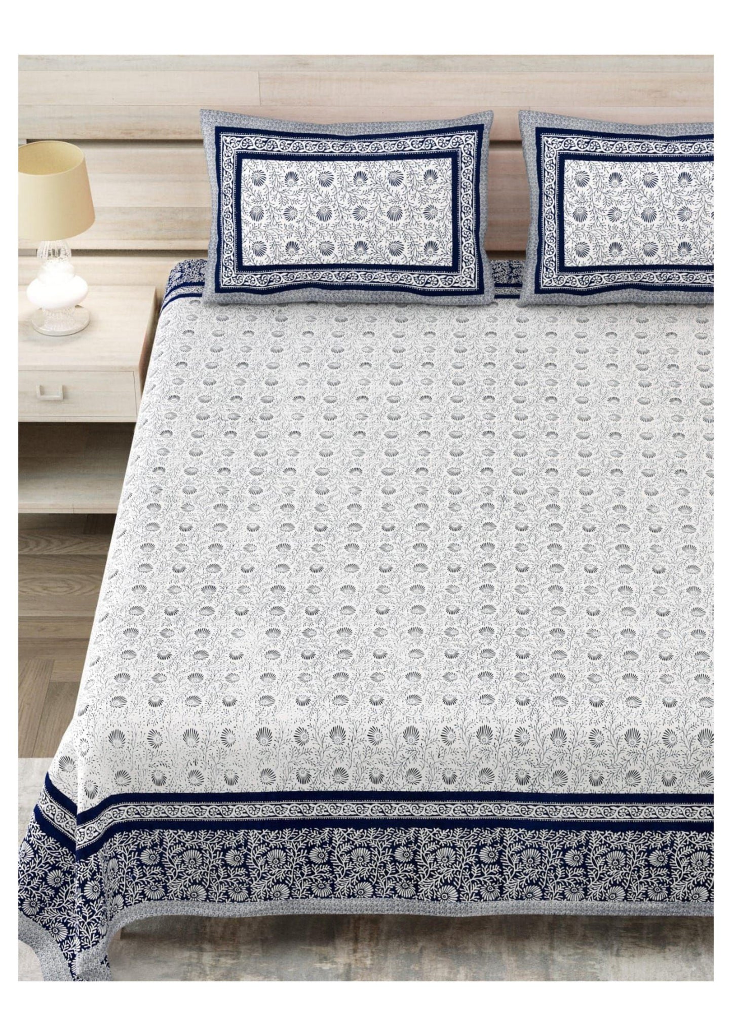 BS113: Kathak S. King Double Bed Sheets