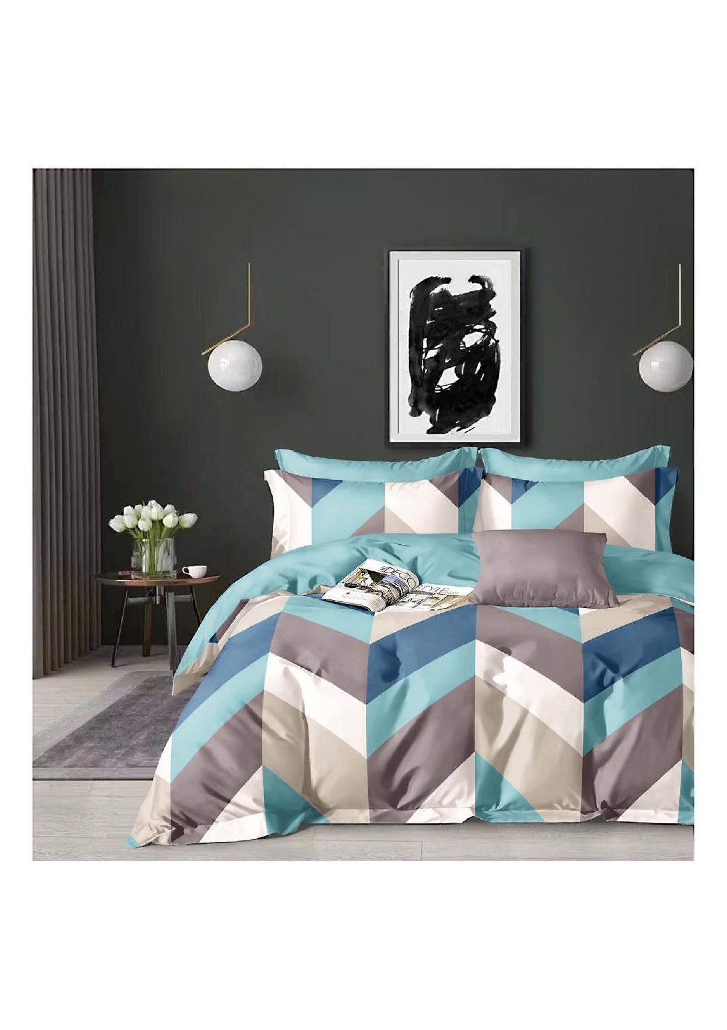 BS29: Globus Book Fold Double Bed Sheets