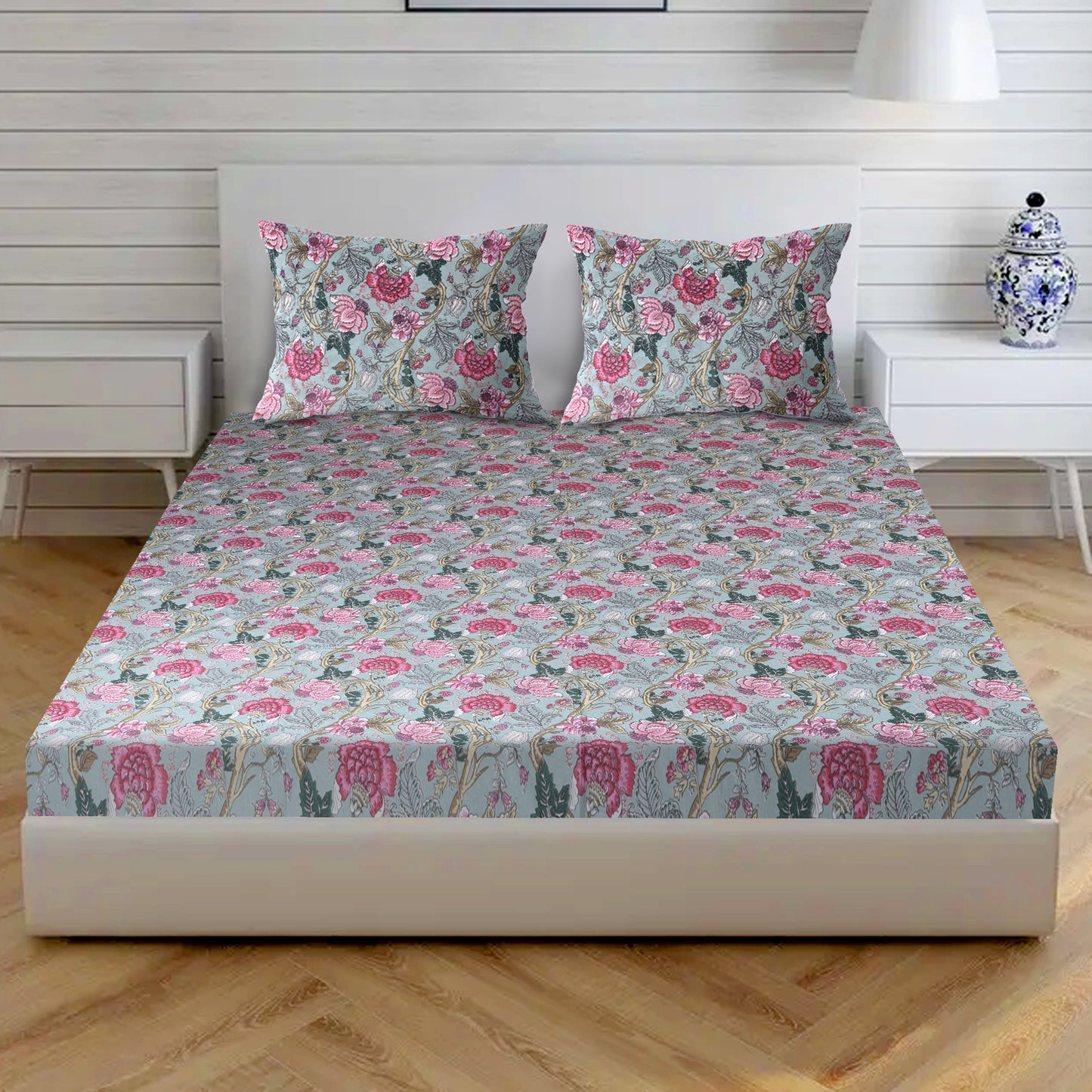 BS194: Nathdwara Diwan Bed Sheet Set