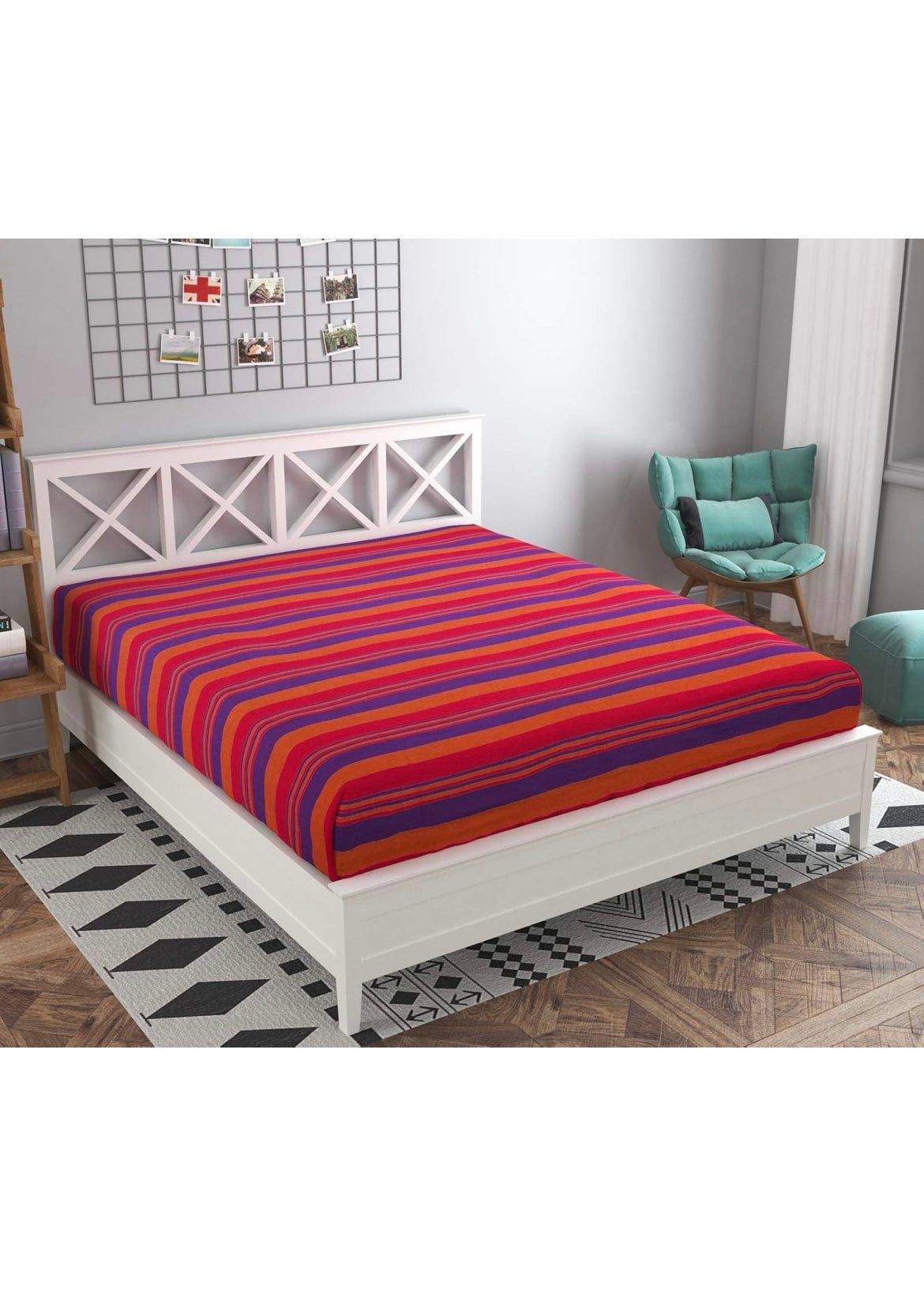BS46: Soot Kapaas Double Bed Sheets