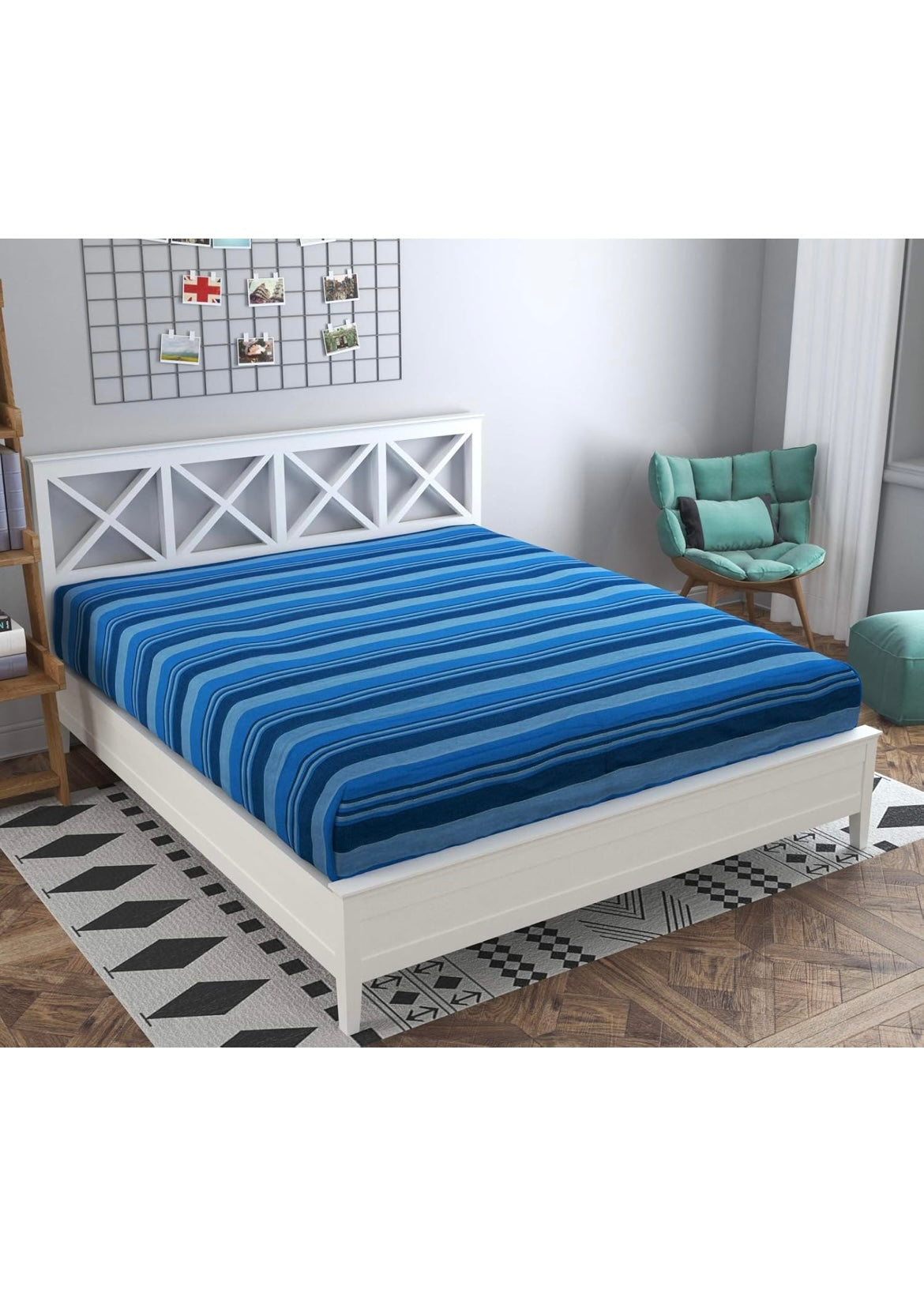 BS46: Soot Kapaas Double Bed Sheets