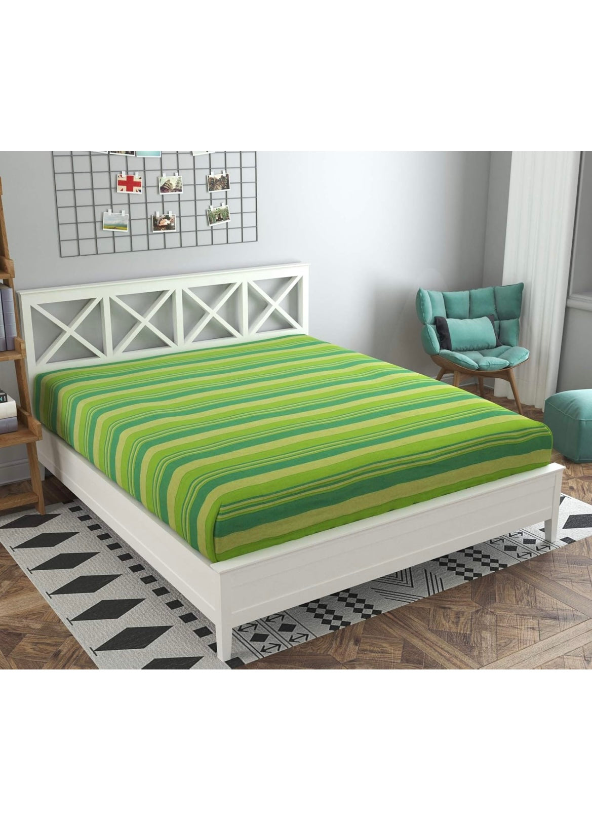 BS46: Soot Kapaas Double Bed Sheets