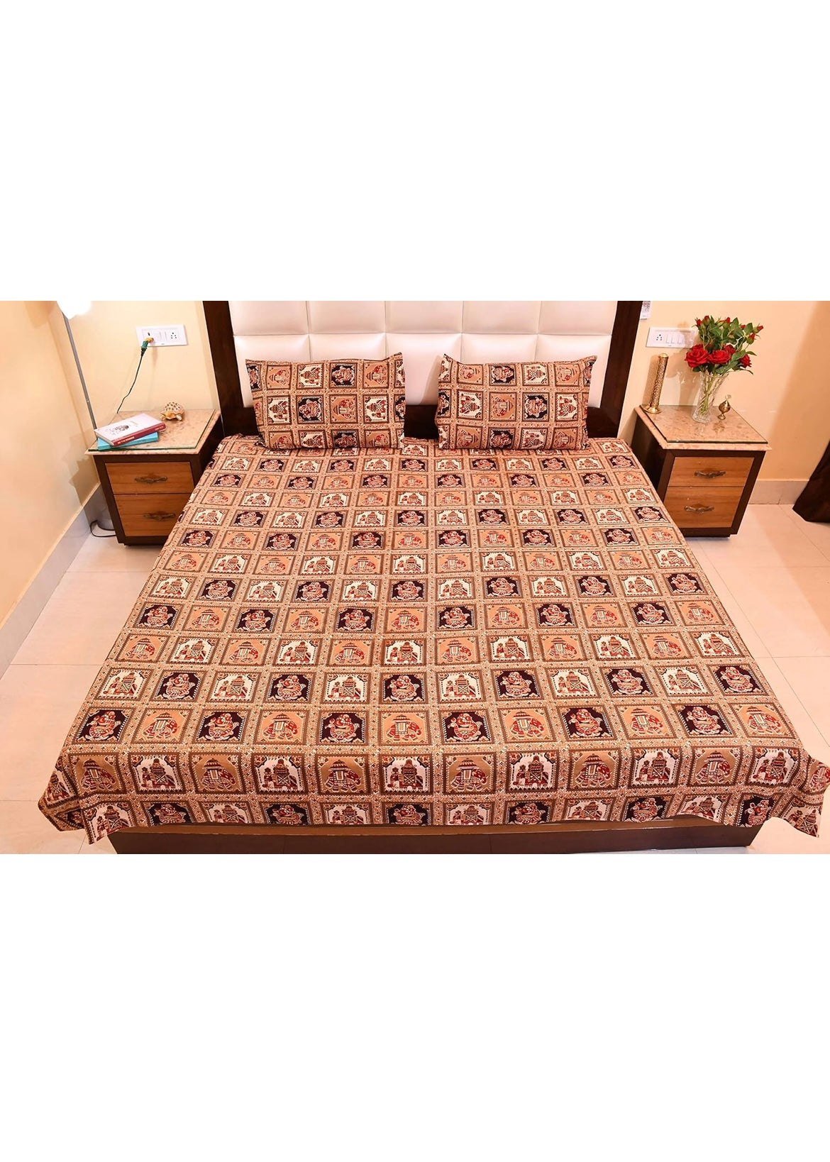 BS236: Rajwara Double Bed Sheets