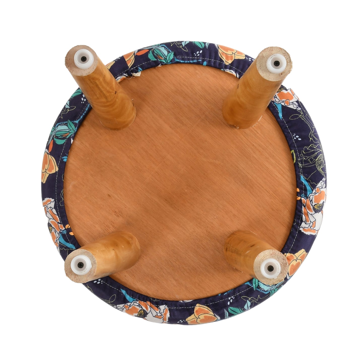 Warli Ottoman Stool - Printed