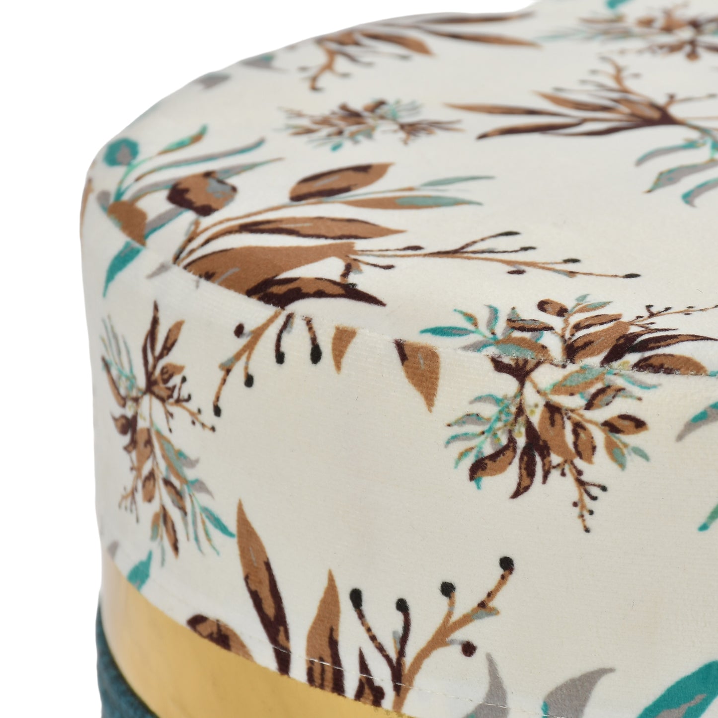 Warli Ottoman Stool - Printed