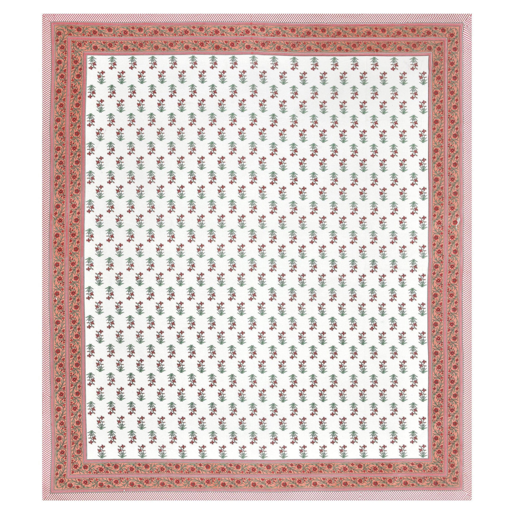 Tista 310 TC Cotton Bed Sheet with 2 Pillow Covers - Printed - Clover Home Furnishings