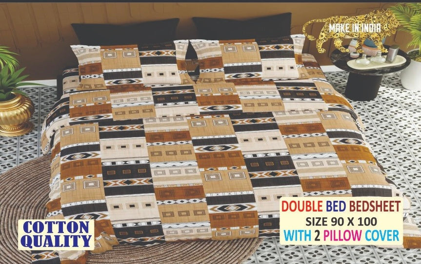 BS150: Triber Double Bed Sheets