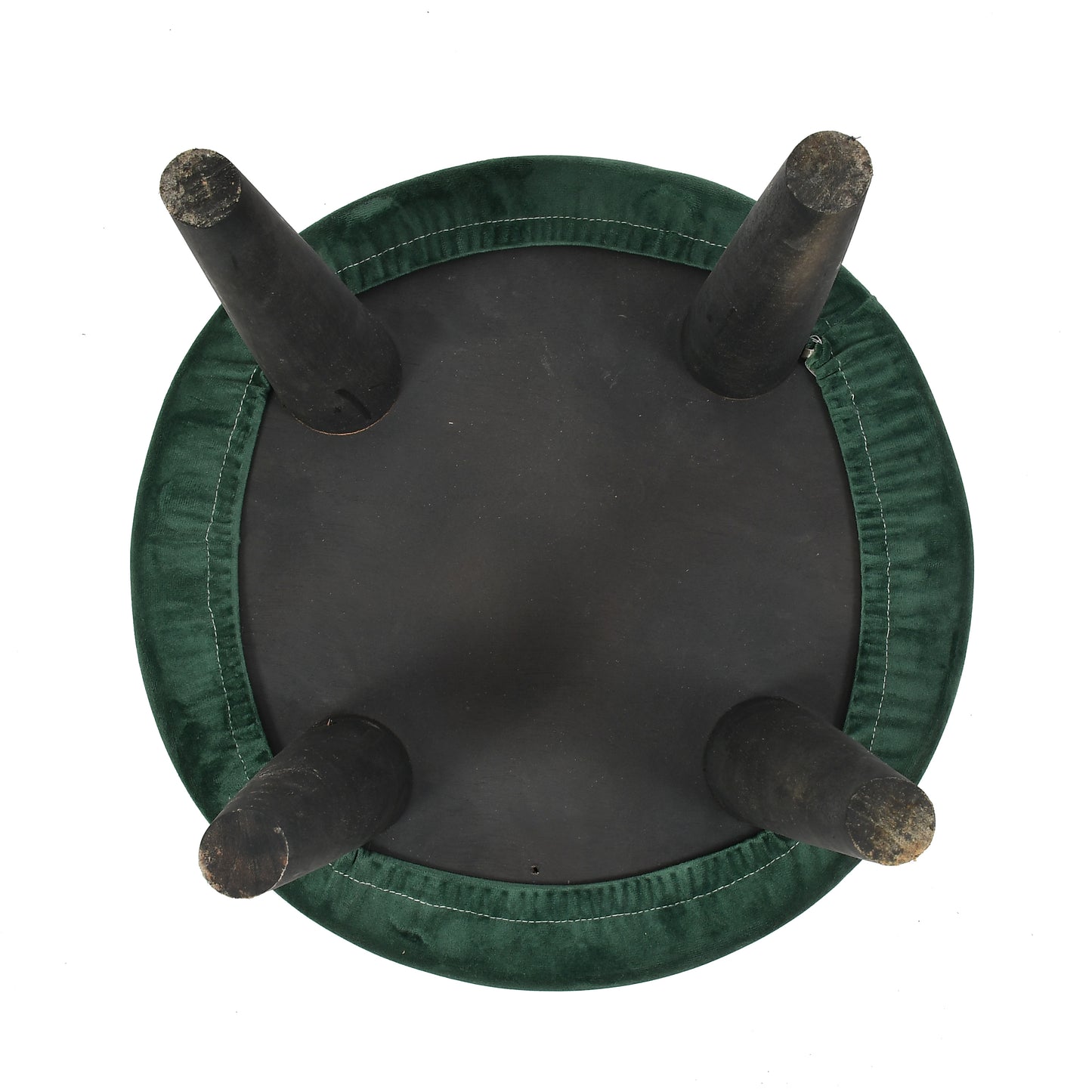 Tanjore Ottoman Stool - Green - Clover Home Furnishings
