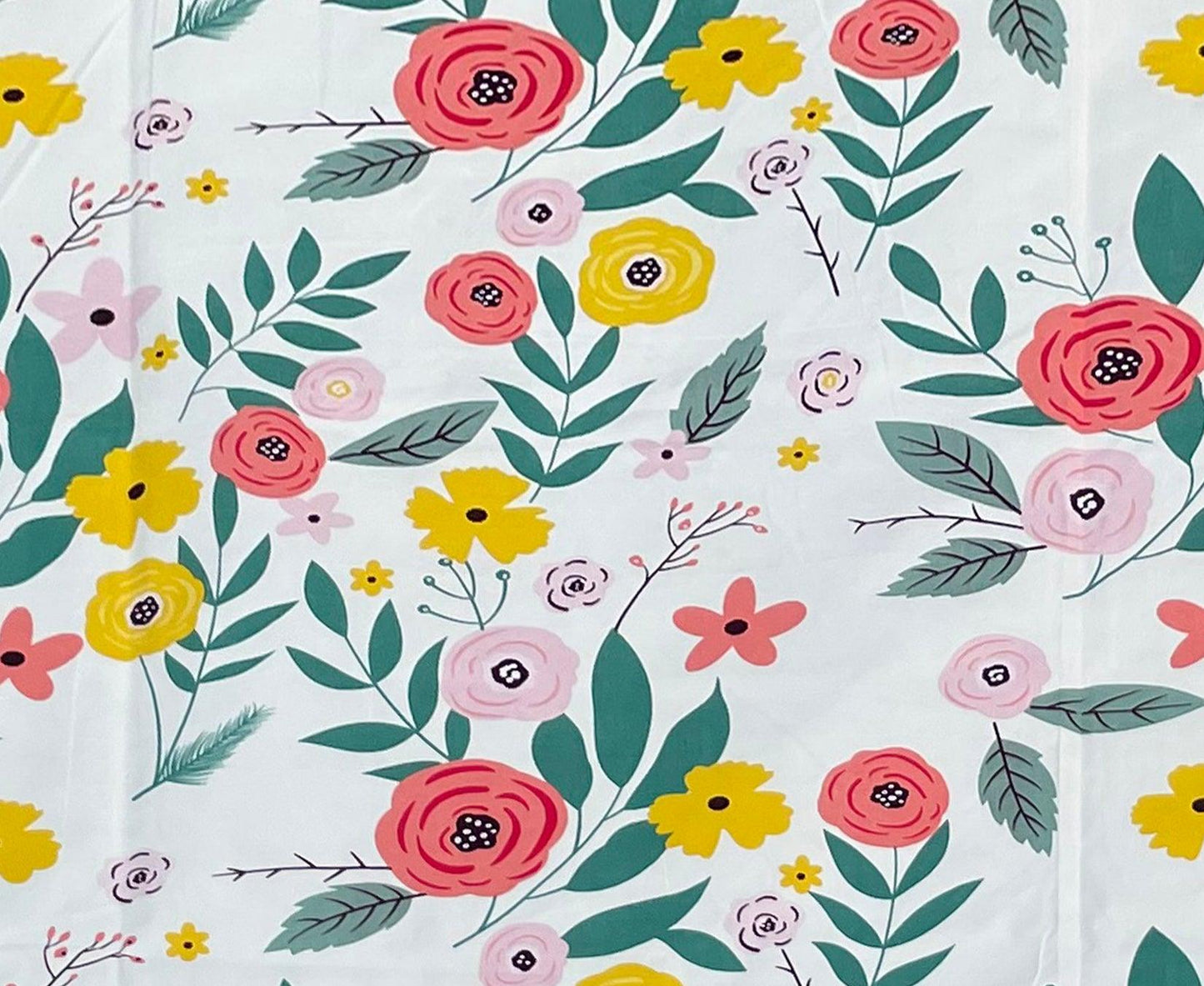 Godawari 188 TC Cotton Satin Double Bedsheet with 2 Pillow Covers - Clover Home Furnishings