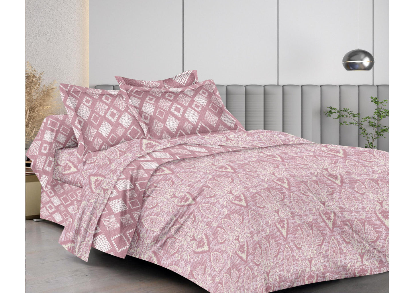 BS169: Buggati Cotton Double Bed Sheets