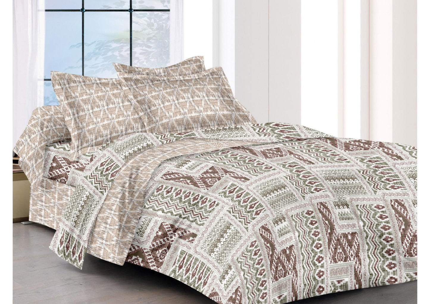 BS169: Buggati Cotton Double Bed Sheets