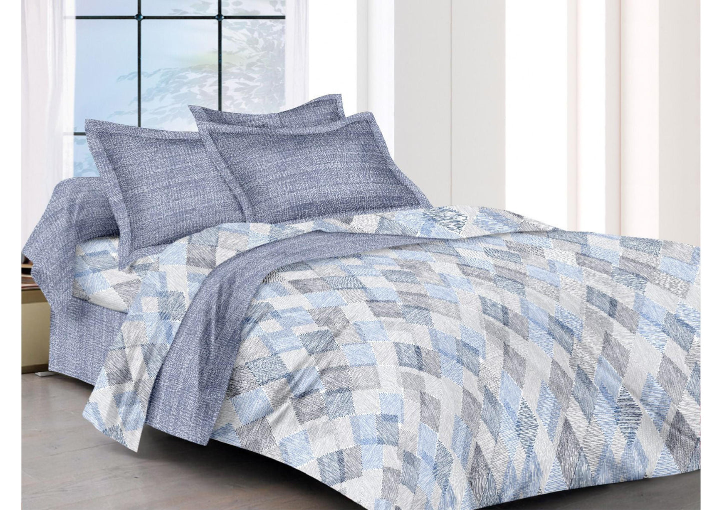 BS169: Buggati Cotton Double Bed Sheets