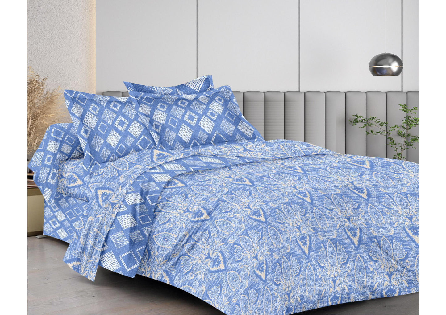BS169: Buggati Cotton Double Bed Sheets