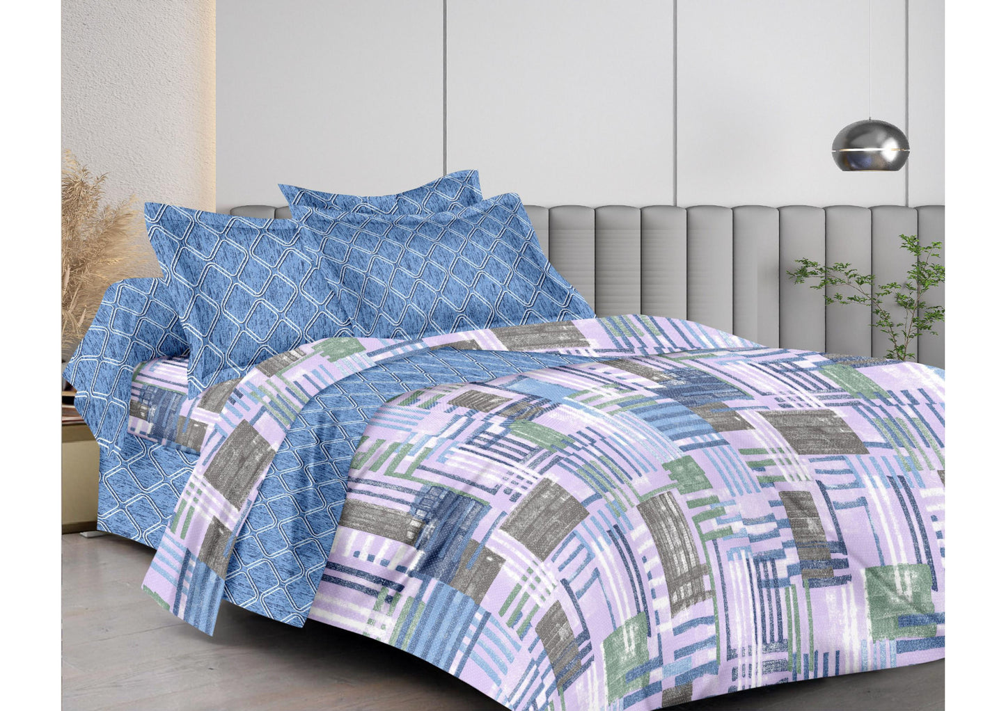 BS169: Buggati Cotton Double Bed Sheets