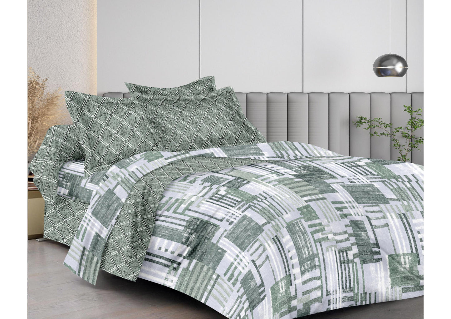 BS169: Buggati Cotton Double Bed Sheets