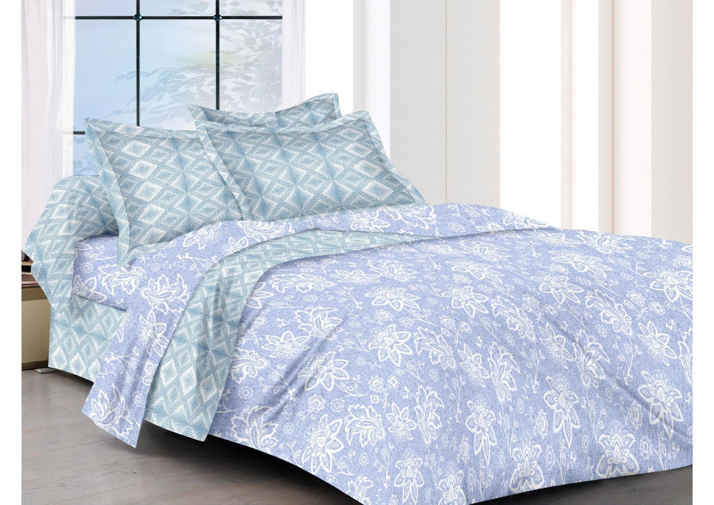 BS169: Buggati Cotton Double Bed Sheets