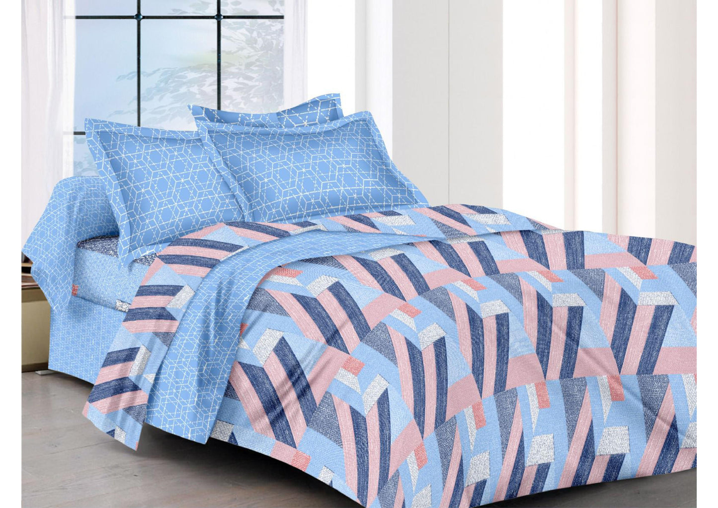 BS169: Buggati Cotton Double Bed Sheets