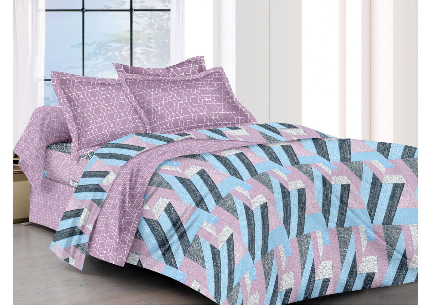 BS169: Buggati Cotton Double Bed Sheets