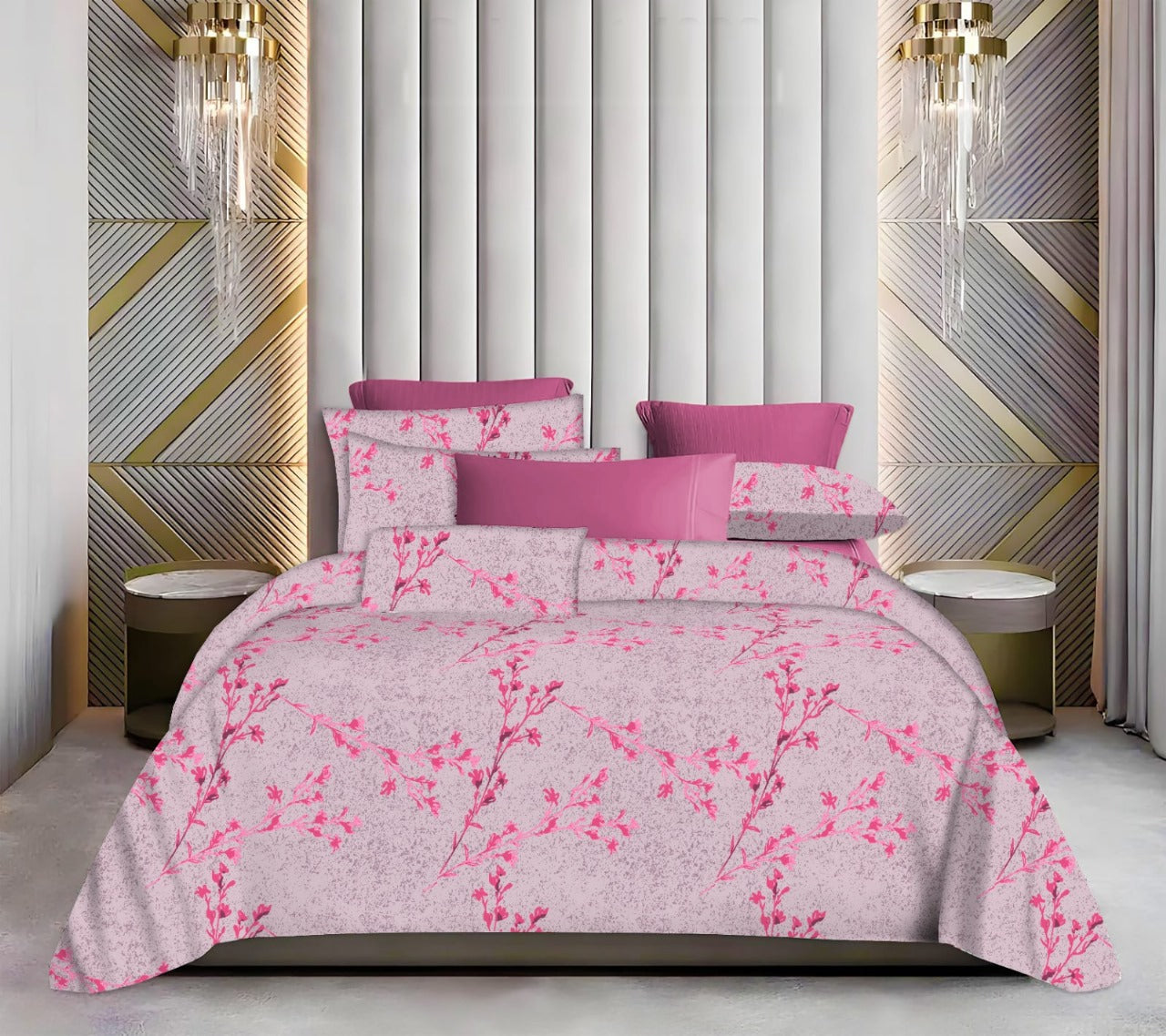 BS229: Velar S. King Double Bed Sheets