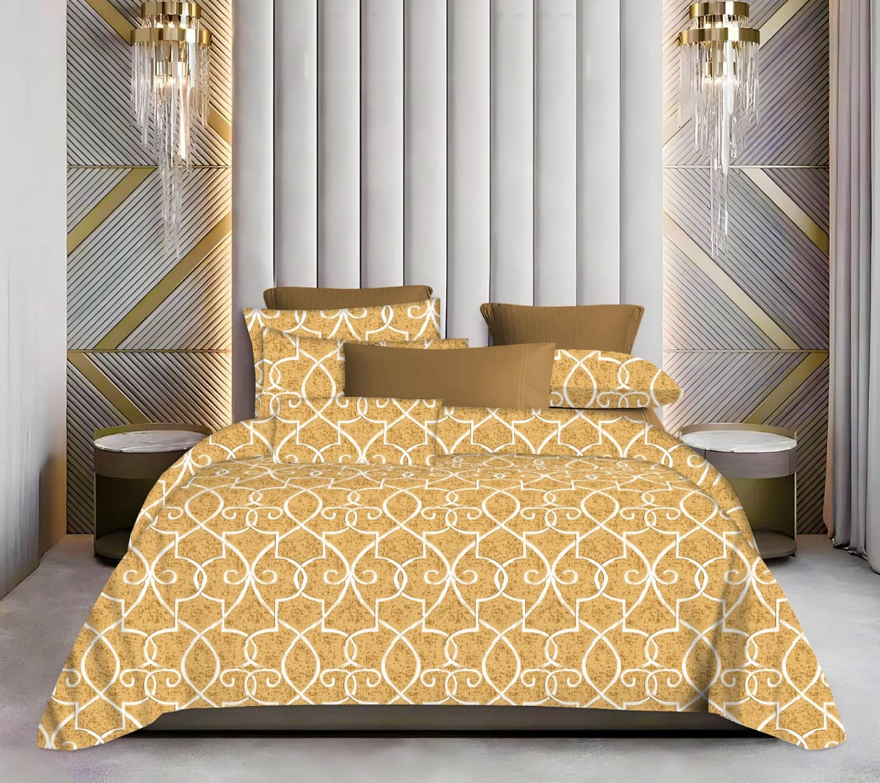 BS229: Velar S. King Double Bed Sheets