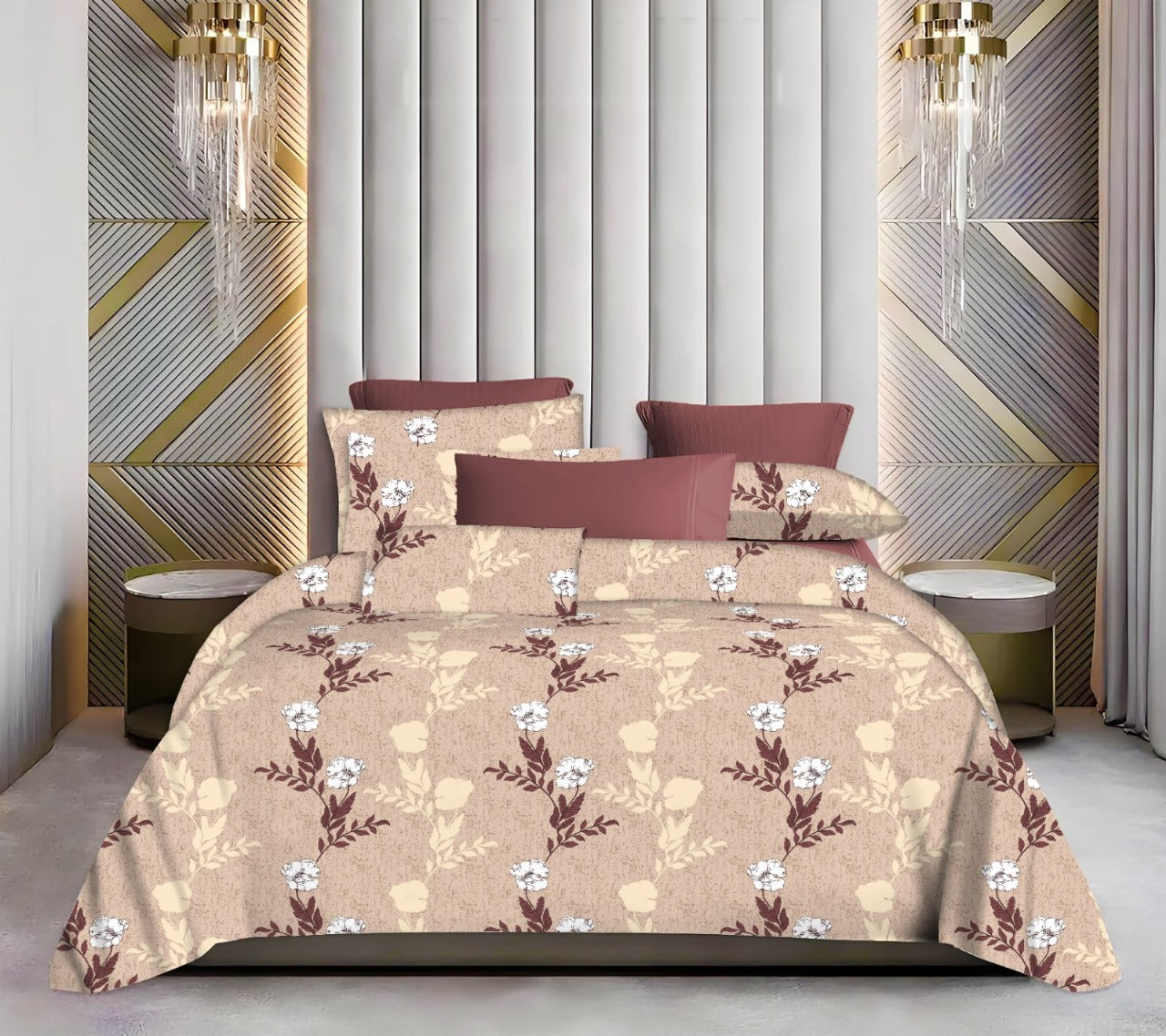 BS229: Velar S. King Double Bed Sheets