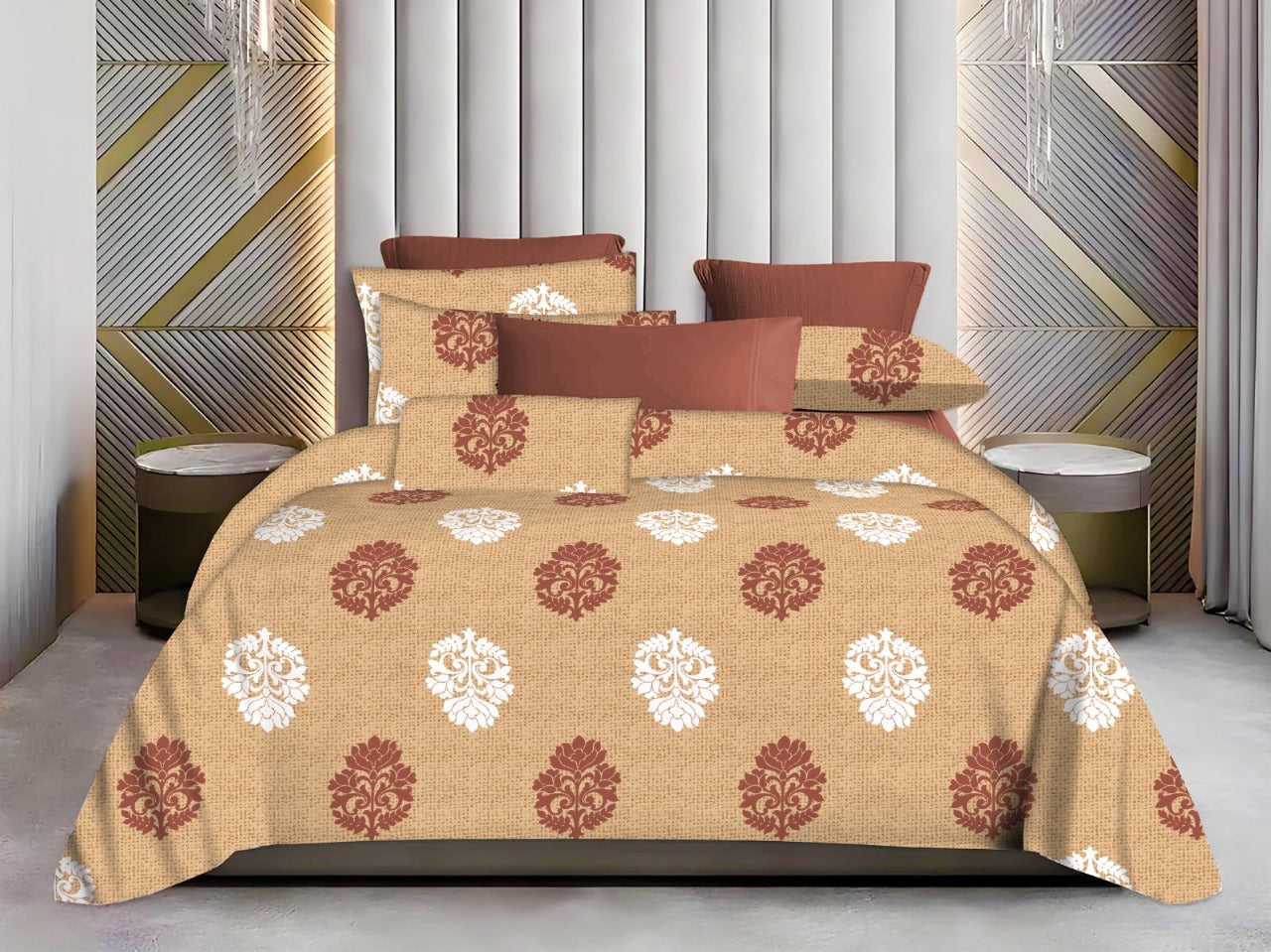 BS229: Velar S. King Double Bed Sheets